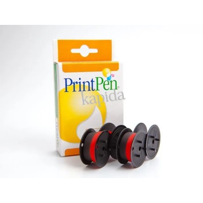 Printpen UNIVERSAL CALCULATOR SPOOL Gr.24 Red/Black  (2 Adet/Kutu) DL-210/220/250 DR-1210/1212/1410/1411/6210P/6220P Şerit