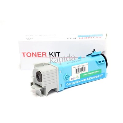Printpen XEROX PHASER 6500 Cyan (106R01601) Yüksek Kapasite (2.5K) Phaser 6500 WorkCentre 6505 Toner
