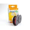 Printpen Universal Twin Spool Gr.1 Red/Black Daktilo Makara Seridi Şerit