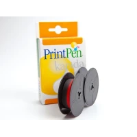 Printpen Universal Twin Spool Gr.1 Red/Black Daktilo Makara Seridi Şerit