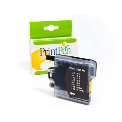 Printpen BROTHER LC-38,61,65,67,980,1100  Black Yüksek Kapasite (18,0ml.) DCP-J145 DCP-J160 Kartuş
