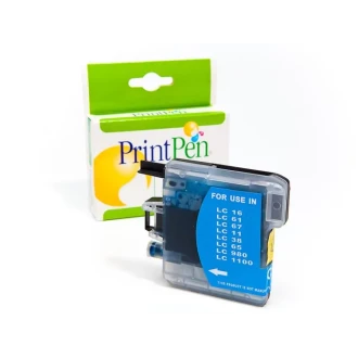 Printpen Brother Lc-38,61,65,67,980,1100  Mavi Yüksek Kapasite (13,0Ml.) Dcp-J145 Dcp-J160 Kartuş