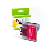 Printpen Brother Lc-38,61,65,67,980,1100  Kırmızı Yüksek Kapasite (13,0Ml.) Dcp-J145 Dcp-J160 Kartuş