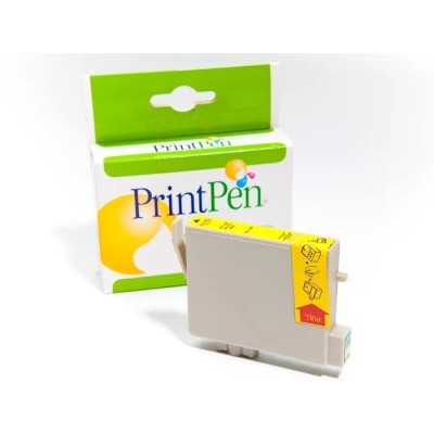 Printpen EPSON T0544 Yellow (20,0 ml.) Stylus Photo R800 Stylus Photo R1800 Kartuş