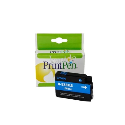 Printpen HP 933XL (CN054AN) Cyan  Yüksek Kapasite (17,0ml.) Officejet Pro 6100 6600 Kartuş
