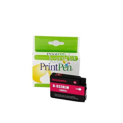 Printpen HP 933XL (CN055AN) Magenta  Yüksek Kapasite (17,0ml.) Officejet Pro 6100 6600 Kartuş