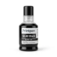 Printpen Canon Gi-40 Black Mürekkep (170Ml./Sise) G5040 G6040 Kartuş