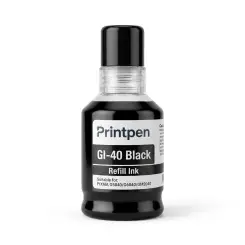 Printpen Canon Gi-40 Black Mürekkep (170Ml./Sise) G5040 G6040 Kartuş Printpen Canon Gi-40 Black Mürekkep (170Ml./Sise) G5040 G6040 Kartuş