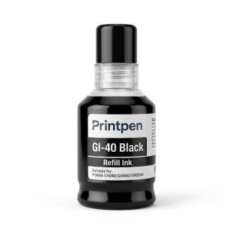 Printpen Canon Gi-40 Black Mürekkep (170Ml./Sise) G5040 G6040 Kartuş Printpen Canon Gi-40 Black Mürekkep (170Ml./Sise) G5040 G6040 Kartuş