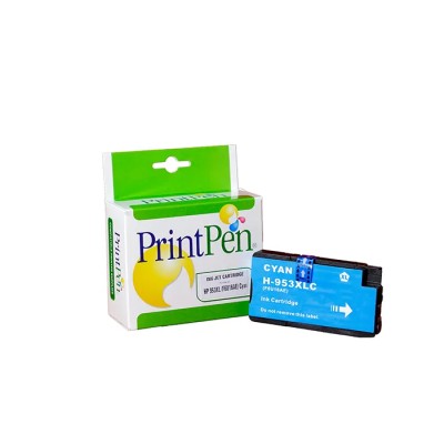 HP 953XL (F6U16AE) Mavi Muadil Kartuş - Officejet Pro 7720, 7730, 7740 uyumlu