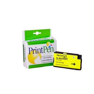 PRINTPEN HP 953XL (F6U18AE) Yellow Yüksek Kapasite (27,0ml.) Officejet Pro 7720 7730 Kartuş