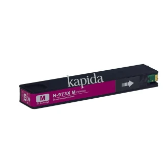 Printpen HP 973X (F6T82AE) Magenta (7K) Pagewide Pro 452 477 Kartuş
