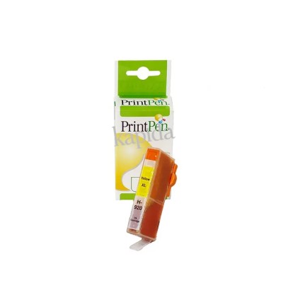 Printpen HP 920XL (CD974AE) Yellow Yüksek Kapasite (14,0ml.) Officejet Pro 6000 6500 Kartuş