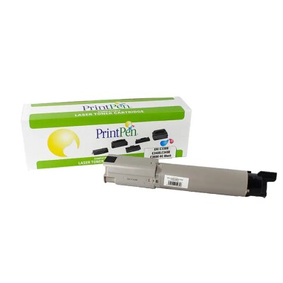Printpen OKI C3300 Black (43459348) Yüksek Kapasite (2.5K) C3300 C3400 Toner