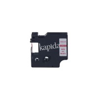 PRINTPEN DYMO D1 45015 BEYAZ ETIKETE KIRMIZI (12mm x 7m) LabelPOINT 100 150