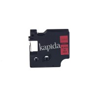 PRINTPEN DYMO D1 45017 KIRMIZI ETIKETE SIYAH (12mm x 7m) LabelPOINT 100 150