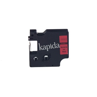 PRINTPEN DYMO D1 45017 KIRMIZI ETIKETE SIYAH (12mm x 7m) LabelPOINT 100 150