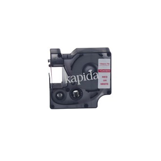 PRINTPEN DYMO D1 45805 BEYAZ ETIKETE KIRMIZI (19mm x 7m) LabelPOINT 300 350 - LabelMANAGER 200