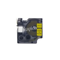 PRINTPEN DYMO D1 45808 SARI ETIKETE SIYAH (19mm x 7m) LabelPOINT 300 350 - LabelMANAGER 200