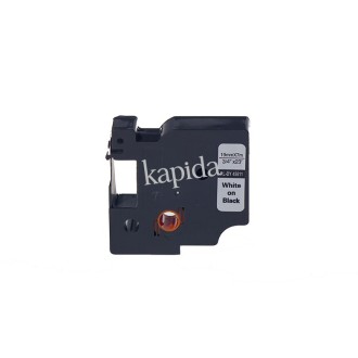 PRINTPEN DYMO D1 45811 SIYAH ETIKETE BEYAZ (19mm x 7m) LabelPOINT 300 350 - LabelMANAGER 200