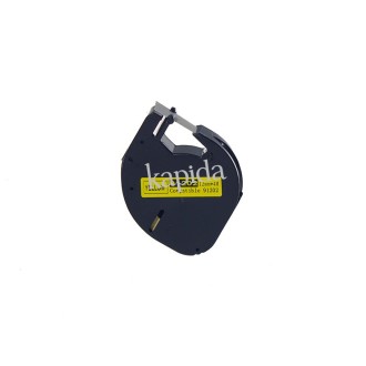 PRINTPEN DYMO LetraTag 59423 PLASTÝK SARI ETÝKETE SÝYAH (S0721620) (12mm x 4M) Letratag Series Etiket