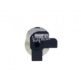 BROTHER P Touch DK Serisi DK11209  800 Adet Rulo 29mm 62mm Muadil