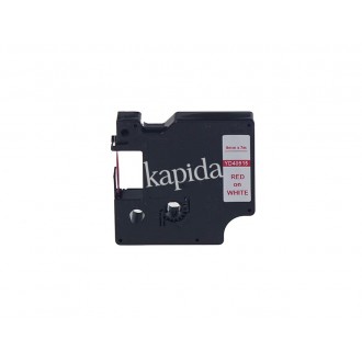 PRINTPEN DYMO D1 40915 BEYAZ ETIKETE KIRMIZI (9mm x 7m) LabelPOINT 100 150