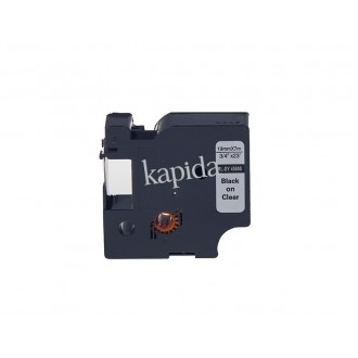 PRINTPEN DYMO D1 45800 SEFFAF ETIKETE SIYAH (19mm x 7m) LabelPOINT 300 350 - LabelMANAGER 200