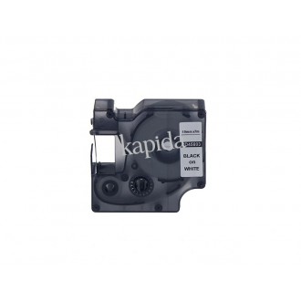 PRINTPEN DYMO D1 45803 BEYAZ ETIKETE SIYAH (19mm x 7m) LabelPOINT 300 350 - LabelMANAGER 200