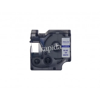 PRINTPEN DYMO D1 45804 BEYAZ ETIKETE MAVI (19mm x 7m) LabelPOINT 300 350 - LabelMANAGER 200