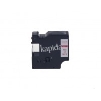 PRINTPEN DYMO D1 53715 BEYAZ ETIKETE KIRMIZI (24mm x 7m) LabelMANAGER 300 400