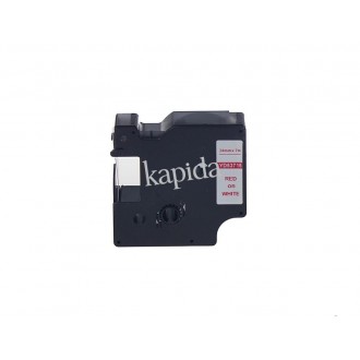 PRINTPEN DYMO D1 53715 BEYAZ ETIKETE KIRMIZI (24mm x 7m) LabelMANAGER 300 400