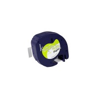 PRINTPEN DYMO LetraTag 59421 KAÐIT BEYAZ ETÝKETE SÝYAH (S0721510) (12mm x 4M) Letratag Series