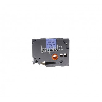 PRINTPEN BROTHER P-Touch TZe-521 MAVI ETIKETE SIYAH (9mm x 8m) GL-100 PT-1000