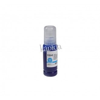 PRINTPEN EPSON 112 (C13T06C24A) Pigment Cyan Mürekkep (70ml./Sise) ECOTANK L5150 L5160
