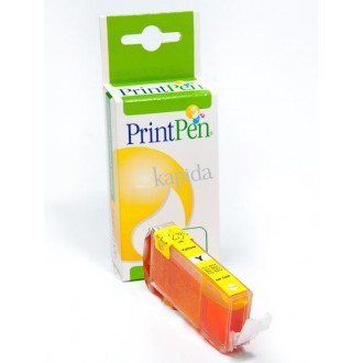 PRINTPEN CANON CLI-521Y Yellow (10,5ml.) PIXMA IP3600 IP4600