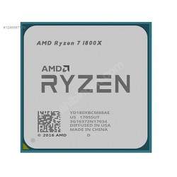 Amd Ryzen 7 1800X 3.6Ghz 20Mb Am4 Tray Fansız
