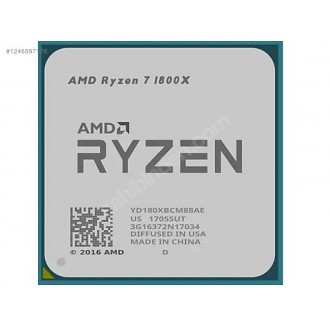 Amd Ryzen 7 1800X 3.6Ghz 20Mb Am4 Tray Fansız