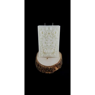 Anti̇k Desenli̇ Mum 8 Cm X 14 Cm X 22 Cm