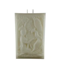 Arp Çalan Kadin Anka Kuşlu Mum 17.5 Cm X 19 Cm X 30 Cm