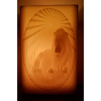 Aslan Burcu  İçi̇ Boş Mum 17.5 Cm X 19 Cm X 30 Cm
