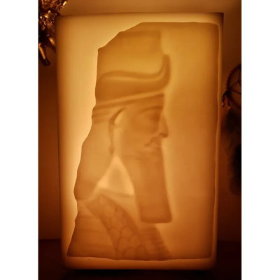 ASURBANİPAL İÇİ BOŞ MUM 17.5 cm x 19 cm x 30 cm