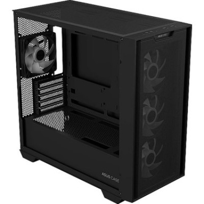 ASUS A21 CASE - SİYAH TEMPERLİ CAM USB 3.0 mATX Mid TOWER KASA