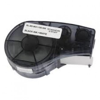 PRINTPEN BRADY M21-750-595-WT ETIKET KASETI BEYAZ ÜZERI SIYAH Chipsiz (19,1mm x 6,4m) BMP21 LAB BMP21 PLUS