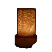 Buddha Tapinak İçi̇ Boş Mum 13 Cm X 14 Cm X 22 Cm