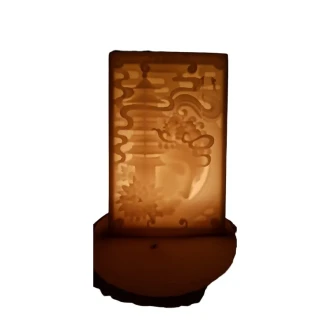 Buddha Tapinak İçi̇ Boş Mum 13 Cm X 14 Cm X 22 Cm