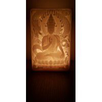 BUDDHA VİTARKA  İÇİ BOŞ MUM 13 cm x 14 cm x 22 cm