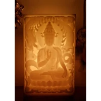 Buddha Vi̇tarka  İçi̇ Boş Mum 17.5 Cm X 19 Cm X 30 Cm