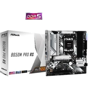 ASRock B650M Pro RS 7200mhz(OC) RGB M.2 AM5 mATX Anakart ASRock B650M Pro RS 7200mhz(OC) RGB M.2 AM5 mATX Anakart