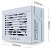 Lian Li 850W SP850P Siyah 80+ Platinum Tam Modüler ATX 3.1 PCIe Gen 5.0 SFX Güç Kaynağı Lian Li 850W SP850P Siyah 80+ Platinum Tam Modüler ATX 3.1 PCIe Gen 5.0 SFX Güç Kaynağı
